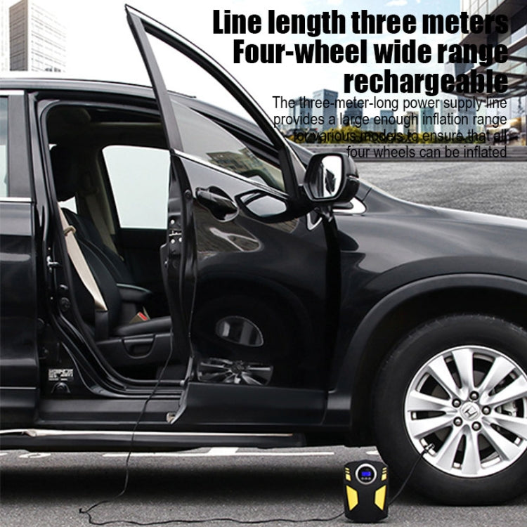 SUITU  ST-5002 DC 12V Car Air Compressor Tire Inflator 150 PSI Auto Air Pump Digital Display Model+Toolbox