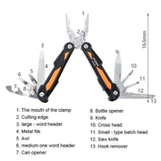 RDEER RT-2352 Multifunctional Pliers Folding Knife Outdoor Home Emergency Tool