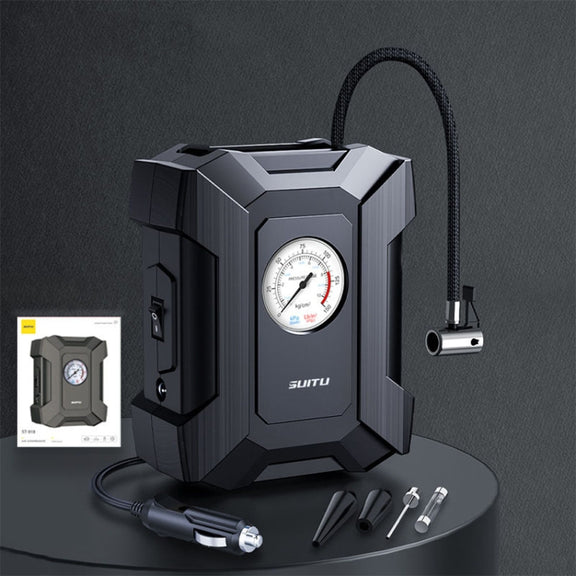 SUITU  ST-818  DC 12V Wired Car Air Pump Tire Inflator With LED Lighting Pointer Model
