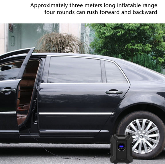 SUITU  ST-818  DC 12V Wired Car Air Pump Tire Inflator With LED Lighting Pointer Model+Toolbox