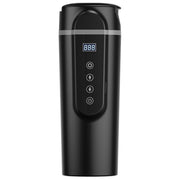 SUITU  HQ-3900 24V/12V Car/Truck Heated Coffee Mug Smart Mug,Spec: Small Screen Black