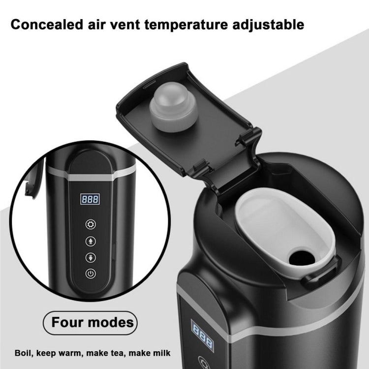 SUITU  HQ-3900 24V/12V Car/Truck Heated Coffee Mug Smart Mug,Spec: Large Screen White