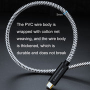 CC0316 0.5m Type-C / USB-C Male to Female Extension Cable Computer Phone Charging Cable(Black)