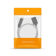 CC0316 0.3m Type-C / USB-C Male to Female Extension Cable Computer Phone Charging Cable(Black)