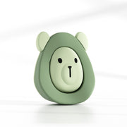 Cartoon Silicone Door Stopper Anti-Collision Door Blocker(Green)