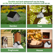 Ultrasonic Dog Barking Control Devices Dog Training Up to 50 Ft Range(Black)