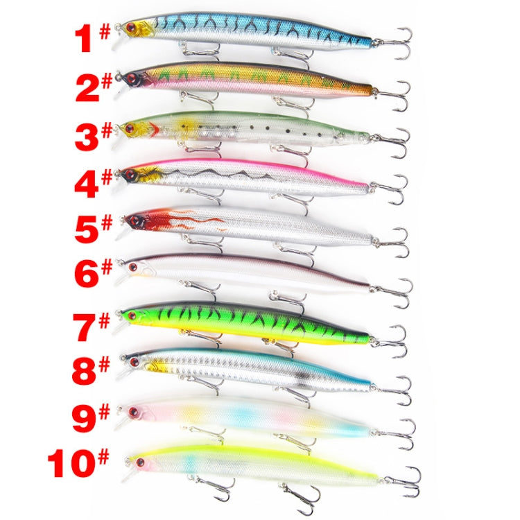 XY-256 19.1g/13.5cm Long Casting Sinking Minnow Fake Bait(2)
