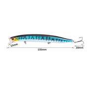 XY-256 19.1g/13.5cm Long Casting Sinking Minnow Fake Bait(5)