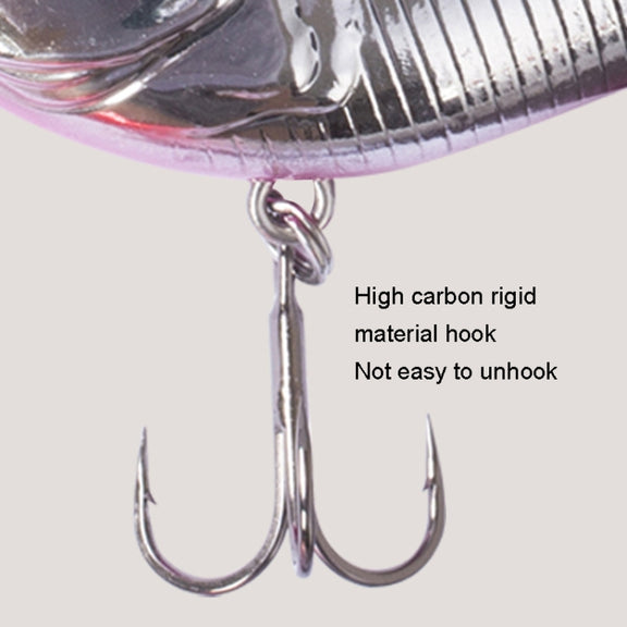 DF065 9g Double Paddle Tractor Surface Tether Roadrunner Fake Lure Long-distance Casting Lure(Champagne)
