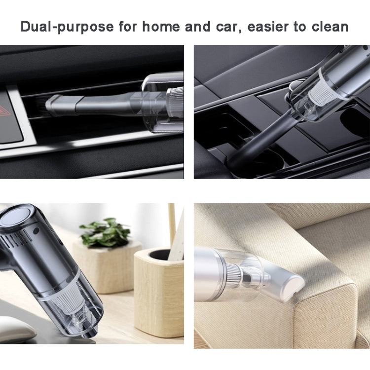 ST-8001CG 7.4V  4000mah White 50W Wireless Handheld Large Suction Car Vacuum Cleaner