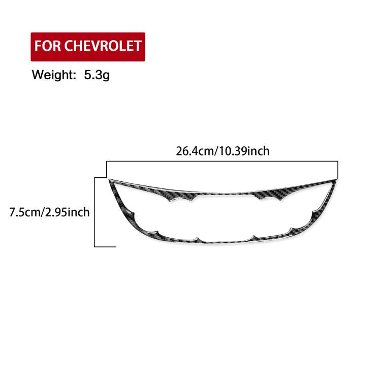 For Chevrolet Malibu 2016-2024 A Model Left-hand Drive Central Control Button Panel Sticker(Red)