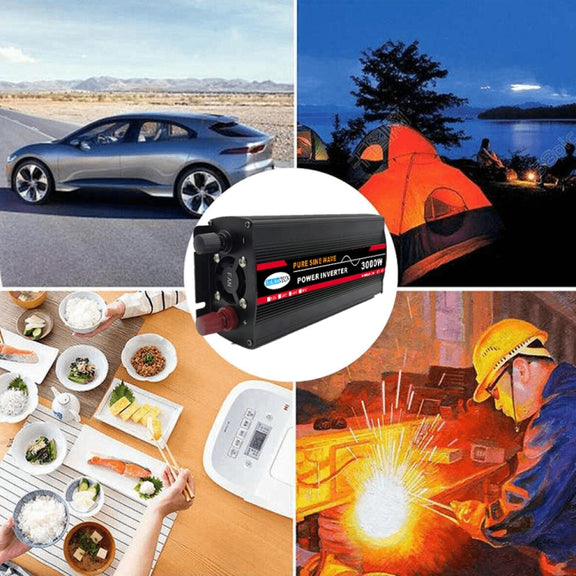 12000W (Actual 2000W) 48V to 220V High Power Car Sine Wave Inverter Power Converter