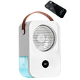 MT-F60 Smart Digital Display USB Charging Air Cooler Desktop Mist Humidification Fan, Mode: Remote Control Version - Electric Fans by PMC TechLife | Online Shopping South Africa | PMC TechLife | Buy Now Pay Later Mobicred