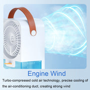 MT-F60 Smart Digital Display USB Charging Air Cooler Desktop Mist Humidification Fan, Mode: Standard Version