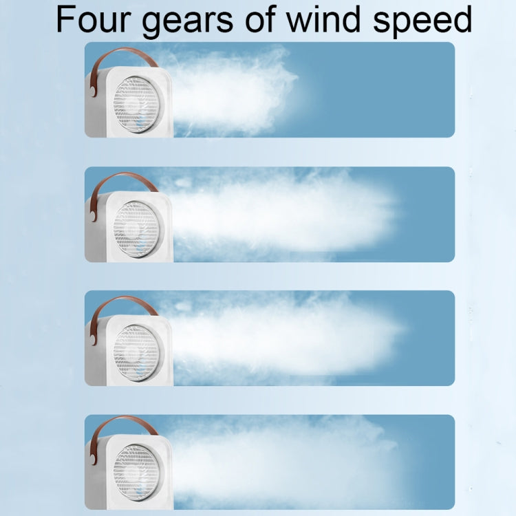 MT-F60 Smart Digital Display USB Charging Air Cooler Desktop Mist Humidification Fan, Mode: Standard Version
