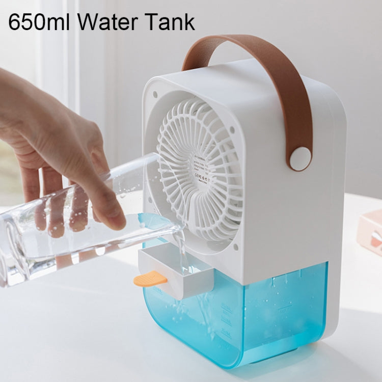 MT-F60 Smart Digital Display USB Charging Air Cooler Desktop Mist Humidification Fan, Mode: Standard Version