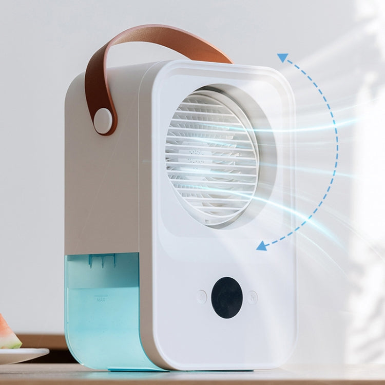 MT-F60 Smart Digital Display USB Charging Air Cooler Desktop Mist Humidification Fan, Mode: Standard Version