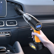 SUITU ST-6637  Wireless+Toolbox 5 In 1 60W  Double Motor Car Vacuum Cleaner With Blowing Air Pump Pressure Measuring Lighting Function