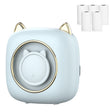 C23 Seven Colors Atmosphere Breathing Light Wireless Thermal Printer, Color: Blue+5 Rolls Thermal Paper - Printer by PMC TechLife | Online Shopping South Africa | PMC TechLife | Buy Now Pay Later Mobicred