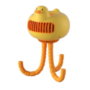 WT-E20 Stroller Fan USB Mute Portable Octopus High Air Volume Mini Fan, Style: Shake Head Type (Yellow)