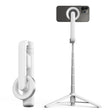Magnetic Selfie Stick Tripod Handheld Stabilizer Rod With Remote Controller(White) - Selfie Sticks by PMC TechLife | Online Shopping South Africa | PMC TechLife | Buy Now Pay Later Mobicred
