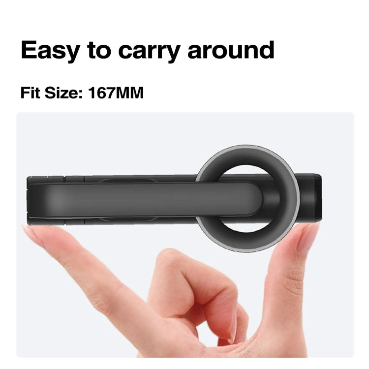 Magnetic Selfie Stick Tripod Handheld Stabilizer Rod With Remote Controller(White)