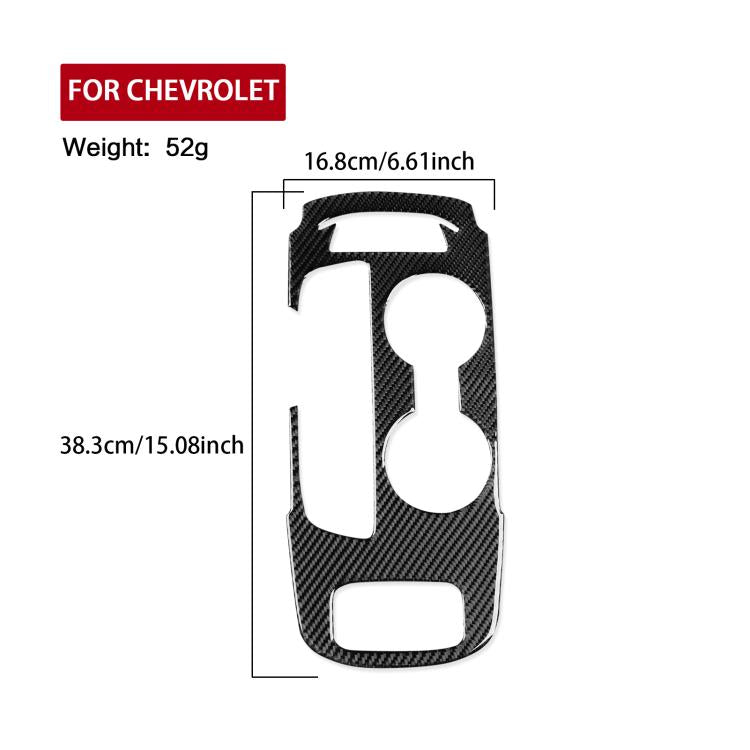 For Chevrolet Malibu 2016-2024 C Model Left-hand Drive Gear Panel Sticker(Red)