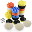 25 In 1 3 Inch Polishing Waxing Pad Sponge Buffing Kit - Polishing Machine & Accessories by PMC TechLife | Online Shopping South Africa | PMC TechLife | Buy Now Pay Later Mobicred