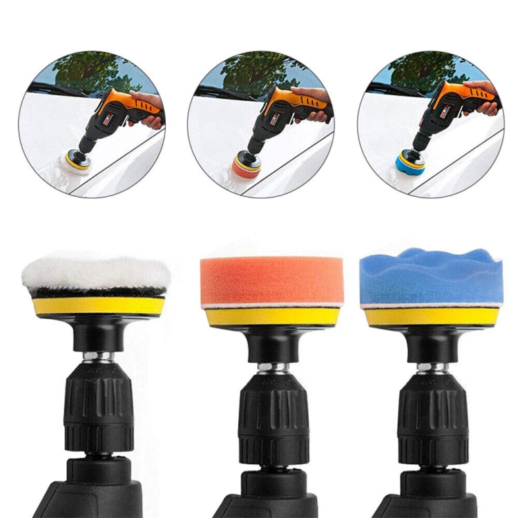 24 In 1 With 4 Screws 3 Inch Polishing Waxing Pad Sponge Buffing Kit