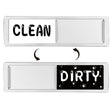 Dishwasher Magnet Clean Dirty Sign Double-Sided Refrigerator Magnet(Silver- Cat Claw) - Dish Washers & Accessories by PMc TechLife | Online Shopping South Africa | PMc TechLife | Buy Now Pay Later Mobicred