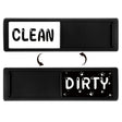 Dishwasher Magnet Clean Dirty Sign Double-Sided Refrigerator Magnet(Black Cat Claw) - Dish Washers & Accessories by PMc TechLife | Online Shopping South Africa | PMc TechLife | Buy Now Pay Later Mobicred