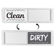 Dishwasher Magnet Clean Dirty Sign Double-Sided Refrigerator Magnet(Silver Lace White Gray) - Dish Washers & Accessories by PMc TechLife | Online Shopping South Africa | PMc TechLife | Buy Now Pay Later Mobicred