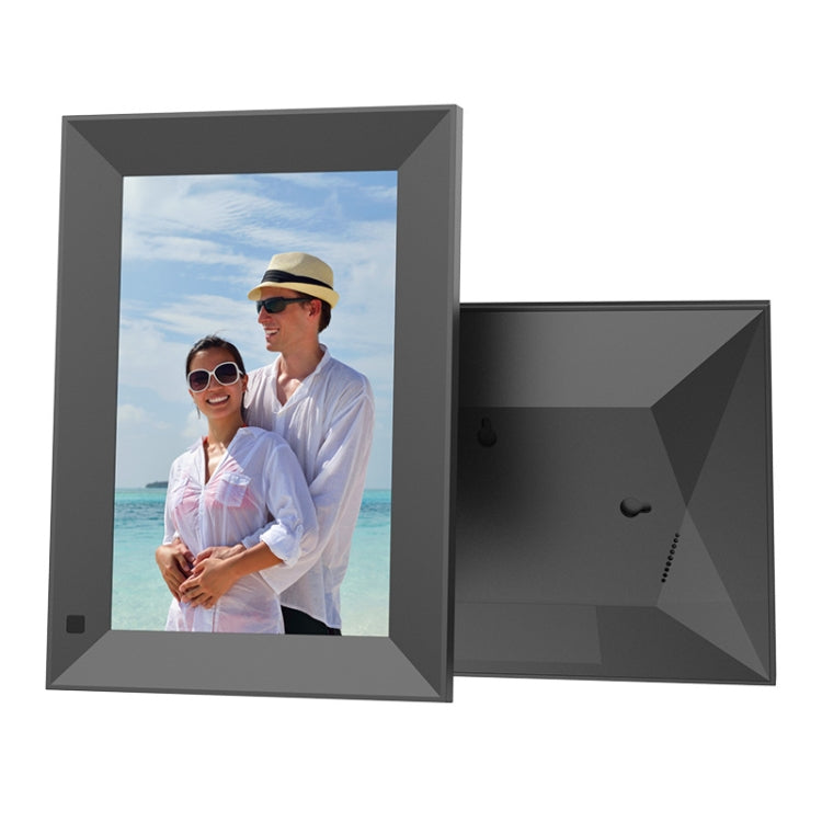 JT080F-C01 8-Inch Smart Touch Alarm Clock Calendar Electronic Photo Frame With Human Sensor Function, US Plug
