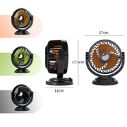 F611 Rotatable Multi-angle Air Supply Car Silent Fan(USB)
