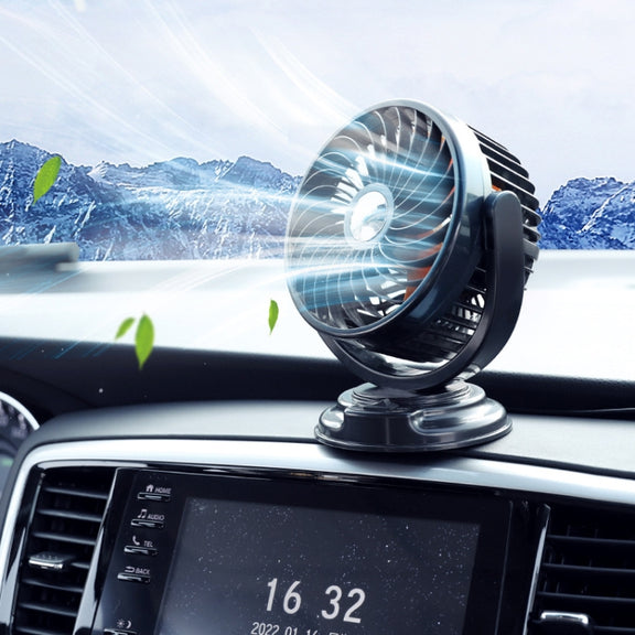 F611 Rotatable Multi-angle Air Supply Car Silent Fan(USB)