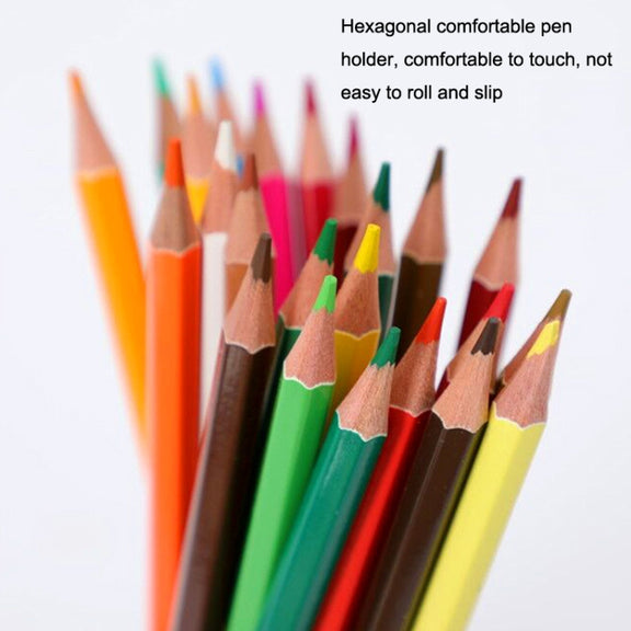 72 Colors Oil Colored Pencil Art Hand Drawn Set