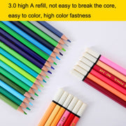 48 Colors Oil Colored Pencil Art Hand Drawn Set