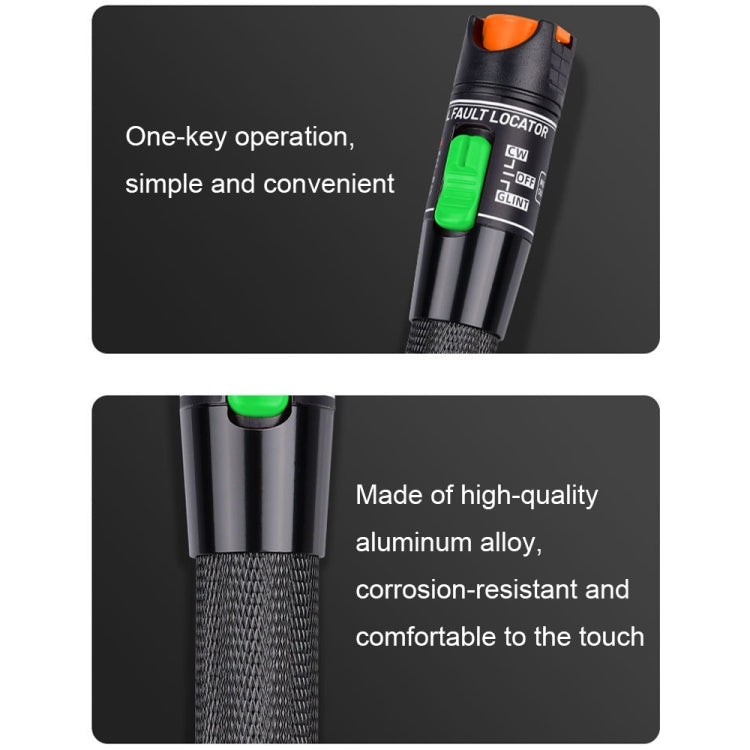 1-60 km Optical Fiber Red Light Pen 5/10/15/20/30/50/60MW Red Light Source Light Pen, Specification: 20mW Green