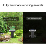 SJZ038 Outdoor Water-resistant Solar Ultrasonic Rat Repeller Ultrasonic Animal Repeller, Color: Black