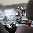 F508 Car Rear Seat USB Air Speed Adjustable Hose Fan(Black Red) - Heating & Fans by PMC TechLife | Online Shopping South Africa | PMC TechLife | Buy Now Pay Later Mobicred