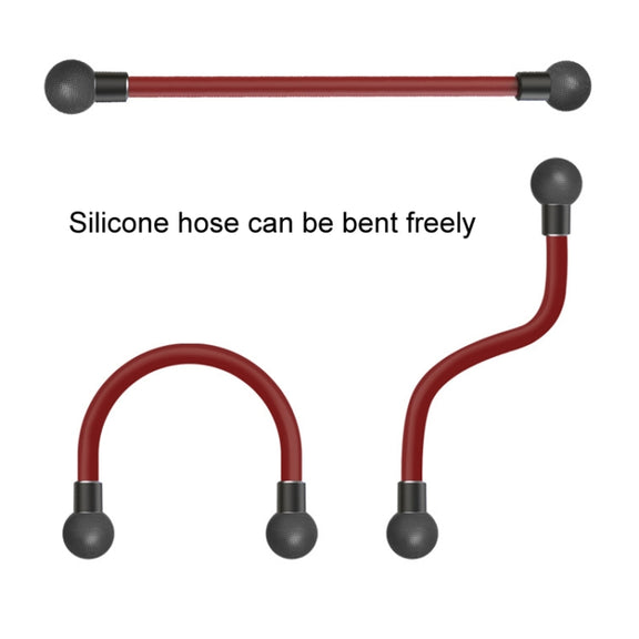 F508 Car Rear Seat USB Air Speed Adjustable Hose Fan(Black Red)