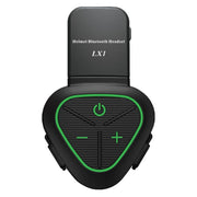LX1 Motorcycle Half Helmet Water-resistant Wireless 5.3 Bluetooth Headset, Version: English(Classic Green)