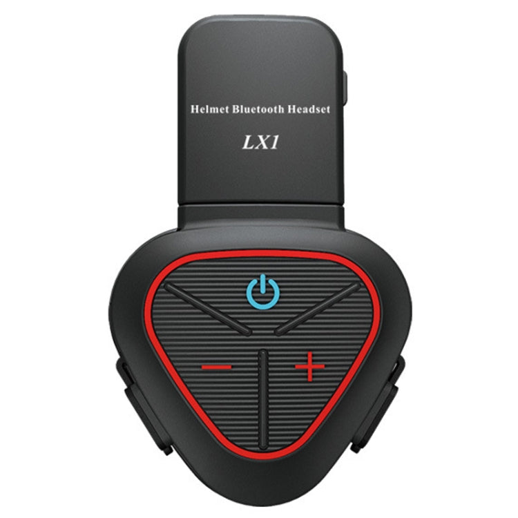LX1 Motorcycle Half Helmet Water-resistant Wireless 5.3 Bluetooth Headset, Version: English(Classic Red)