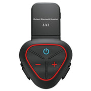 LX1 Motorcycle Half Helmet Water-resistant Wireless 5.3 Bluetooth Headset, Version: English(Classic Red)