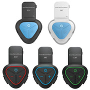LX1 Motorcycle Half Helmet Water-resistant Wireless 5.3 Bluetooth Headset, Version: English(Classic Red)