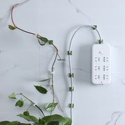 Medium 50pcs Plant Climbing Wall Buckle Vine Traceless Plant Fixer Self-Adhesive Hooks(Green)
