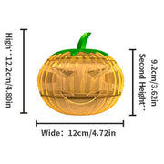 SJZ060 2pcs/set Pumpkin Shaped Fruit Fly Traps Fruit Fly Trap Bee Trap(Orange)