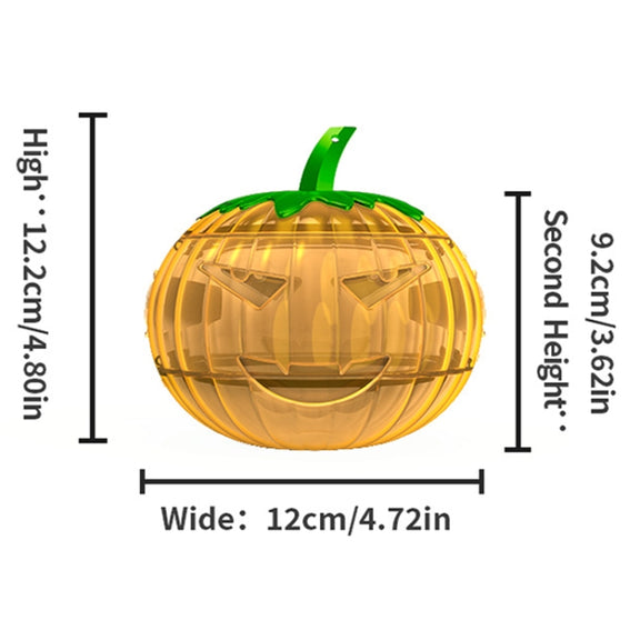 SJZ060 2pcs/set Pumpkin Shaped Fruit Fly Traps Fruit Fly Trap Bee Trap(Yellow)
