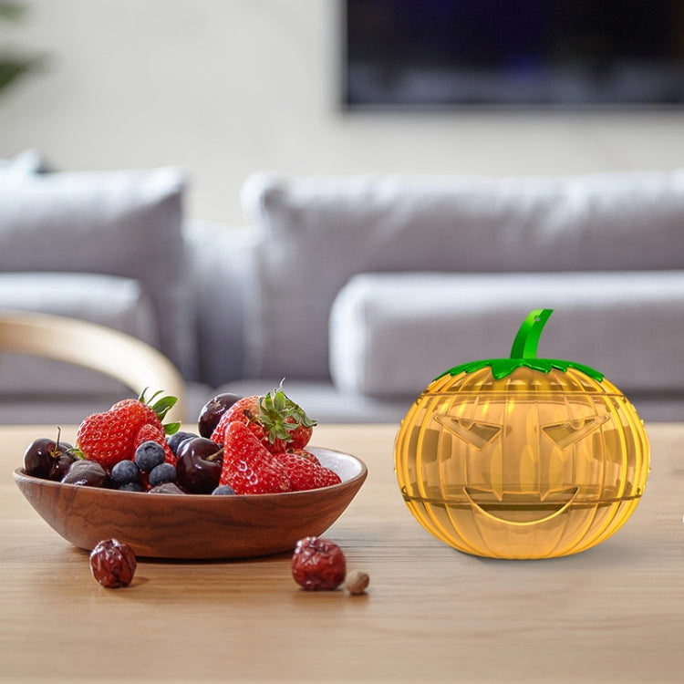 SJZ060 2pcs/set Pumpkin Shaped Fruit Fly Traps Fruit Fly Trap Bee Trap(Yellow)