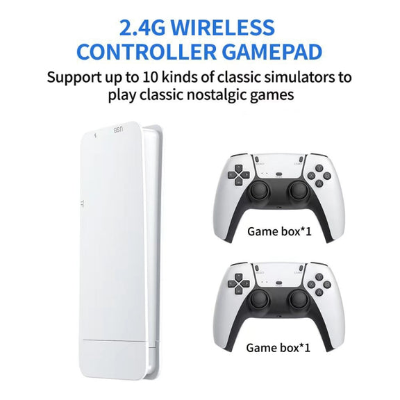 M15 HDMI HD 4K TV Dual Handle Game Console 128G 30000 Games